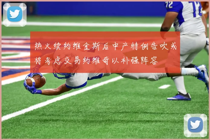 热火续约维金斯后中产特例告吹或将考虑交易约维奇以补强阵容